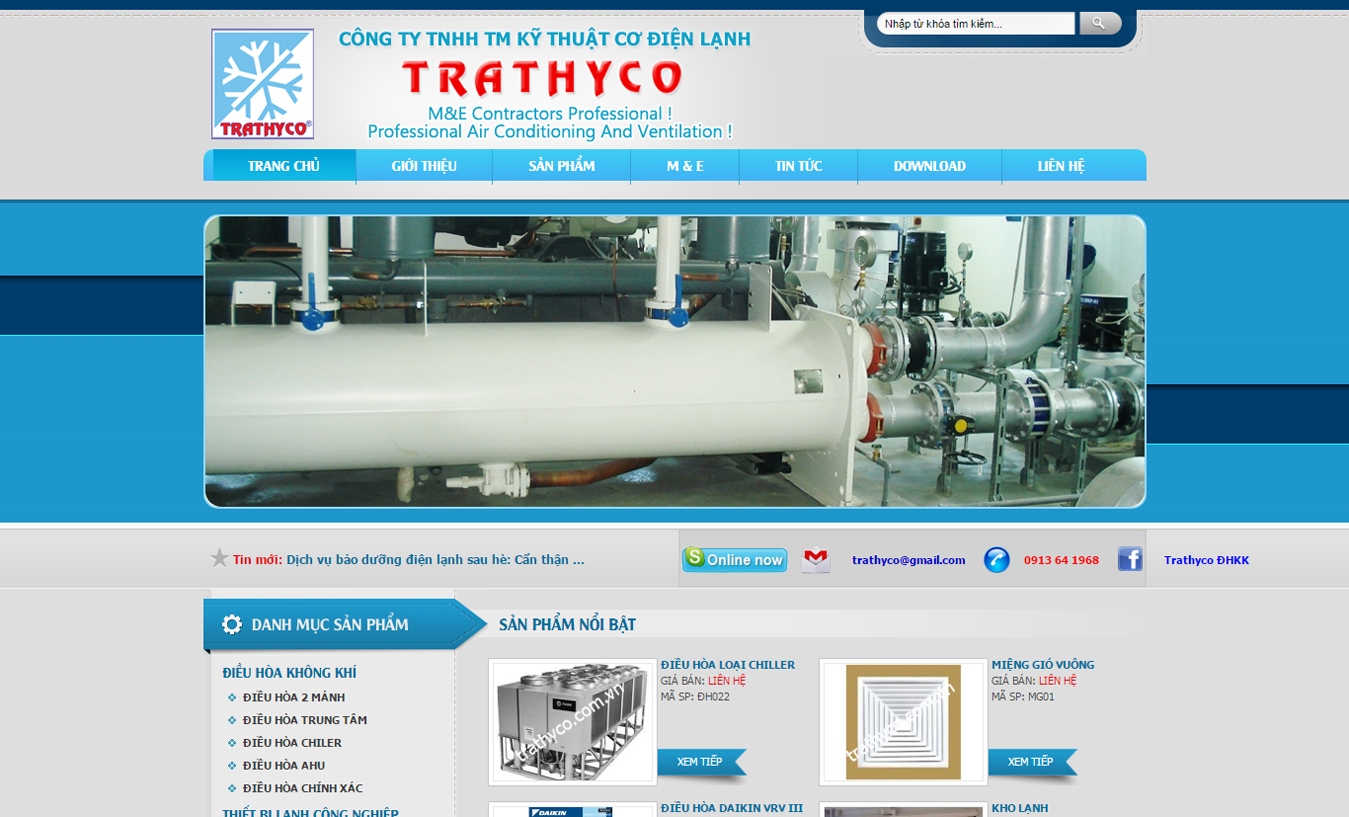 Công ty TNHH TMKT Cơ Điện Lạnh Trathyco