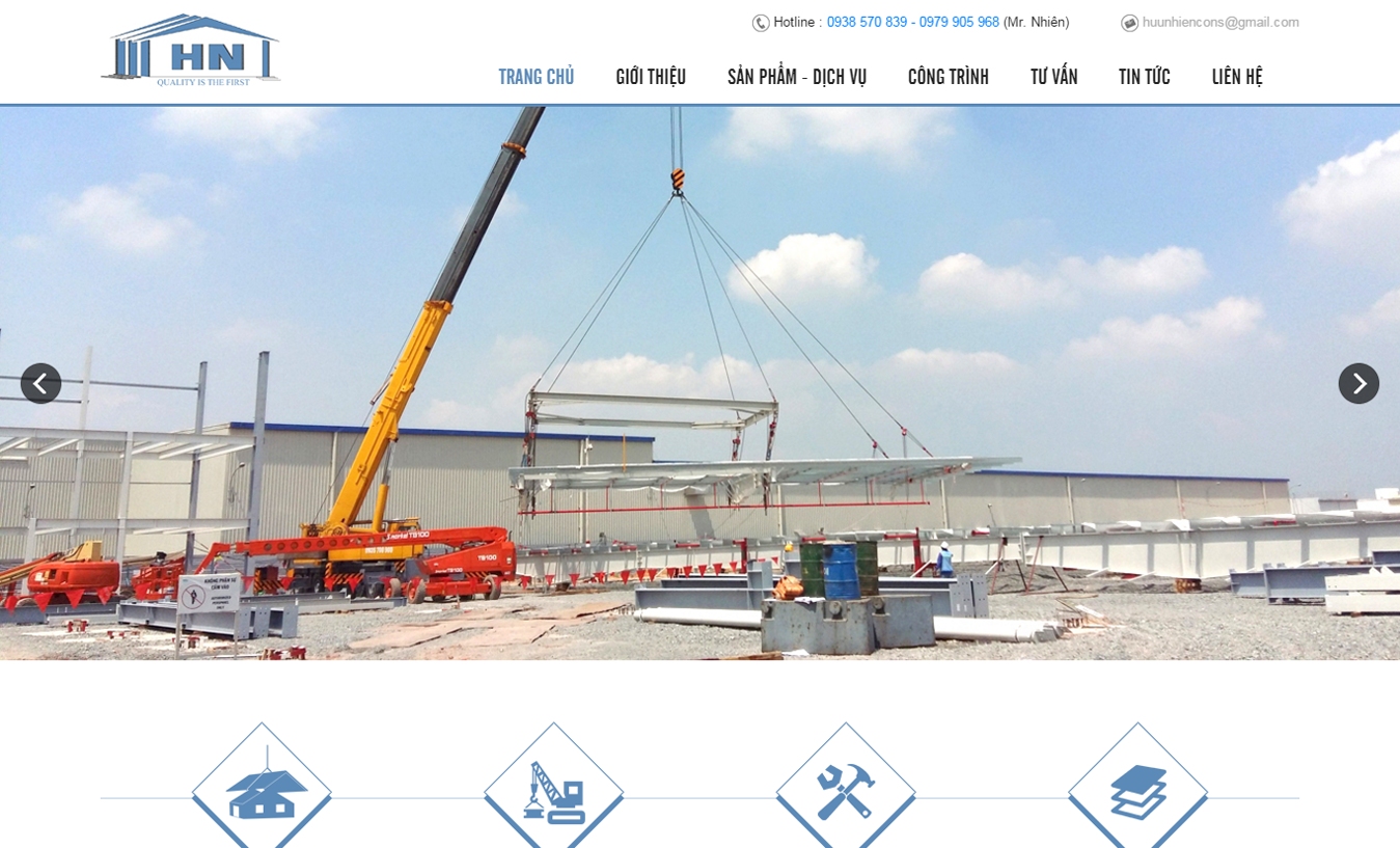 Công ty TNHH CK VÀ XD TM Hữu Nhiên