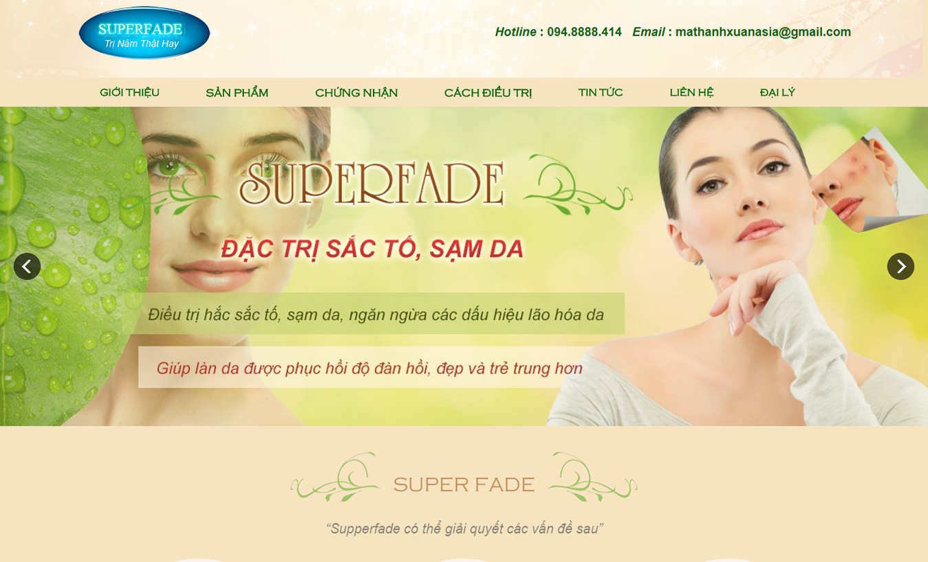 SuperFade Trị nám