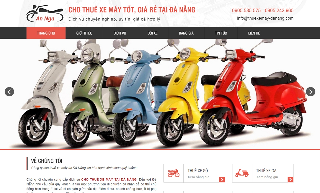 Công ty Cho Thuê Xe Máy Tại Đà Nẵng