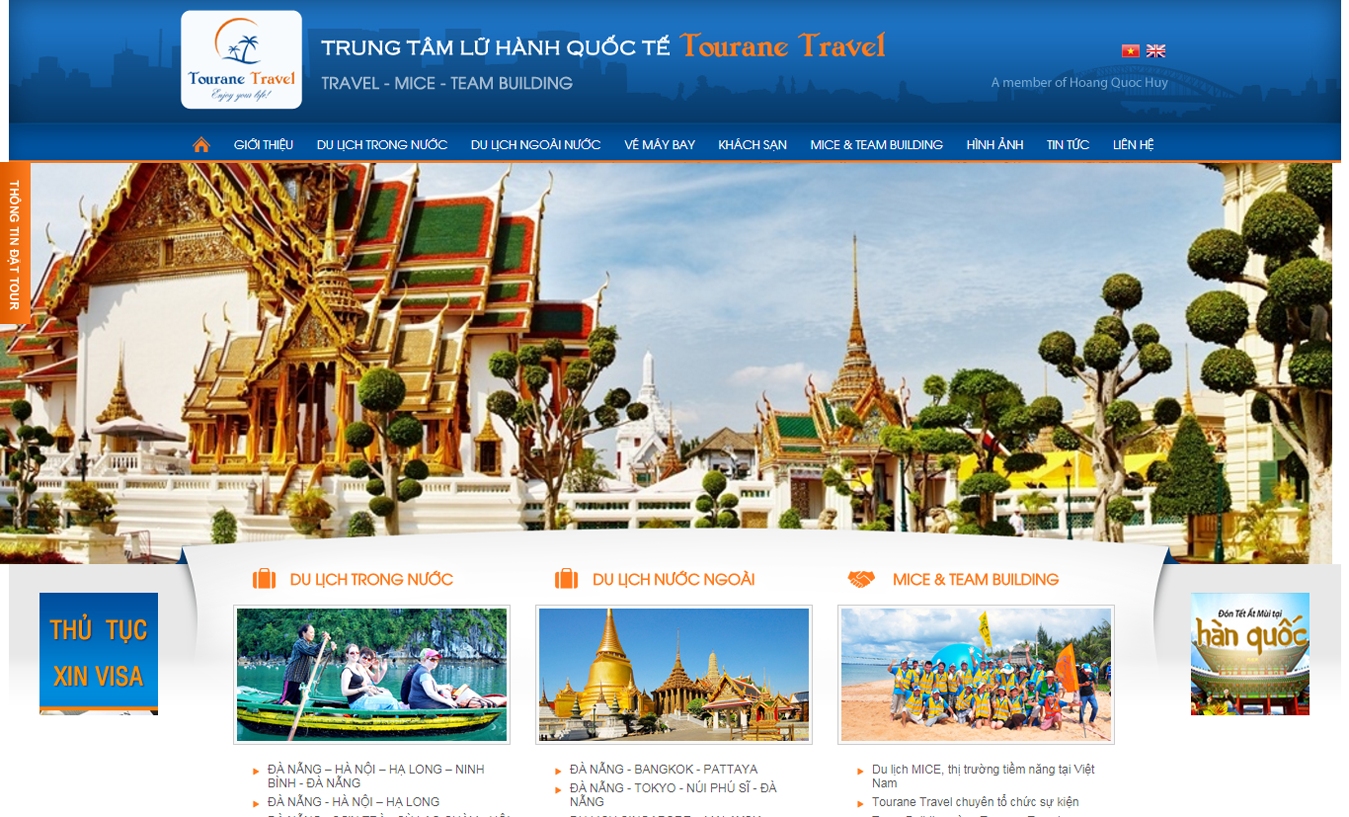 Trung tâm lữ hành quốc tế Tourane Travel