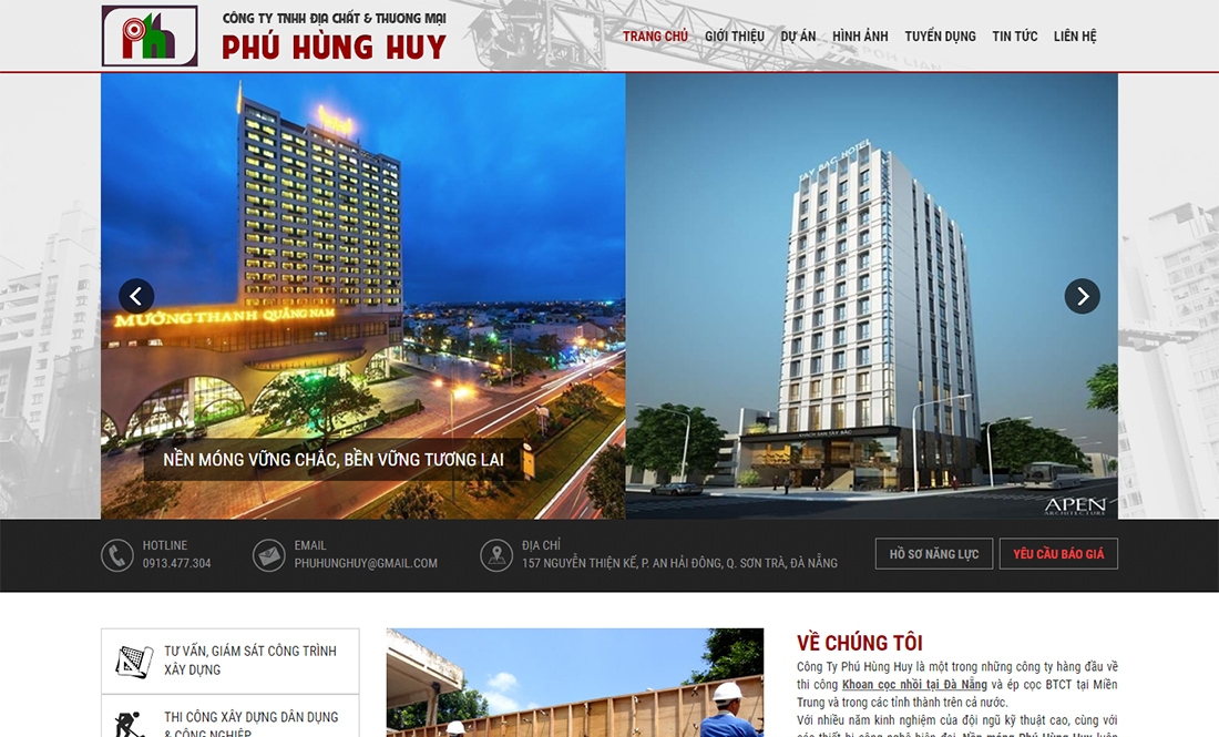 Công ty TNHH địa chất và thương mại Phú Hùng Huy